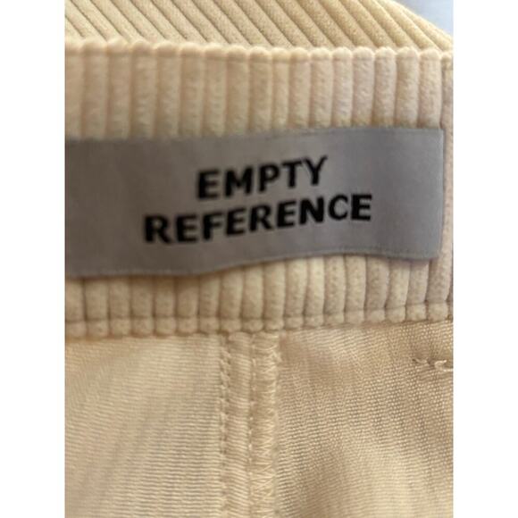 Empty Reference Romeo & Juliet cream corduroy pants, streetwear, grunge, indie - Picture 6 of 7